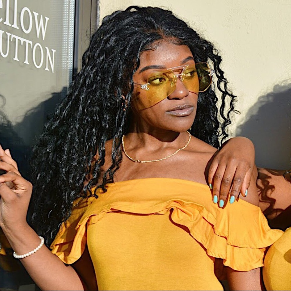 Frameless Lemon Shades